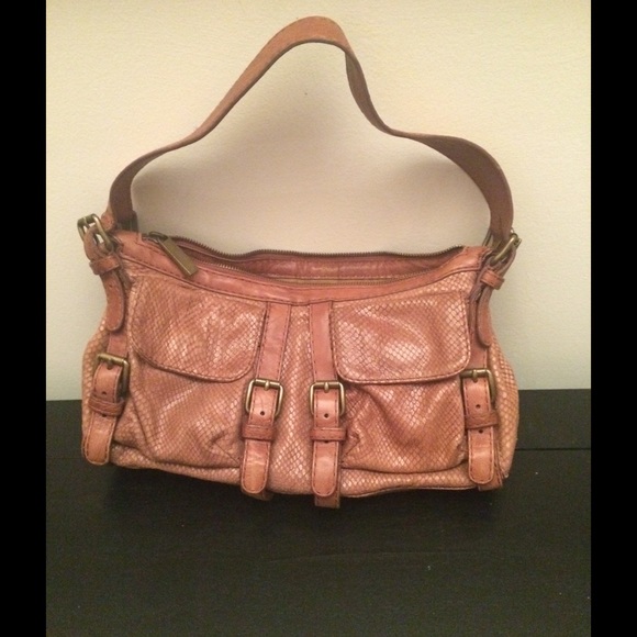 Kooba snakeskin print handbag