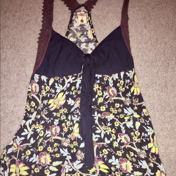 Floral free people tank top