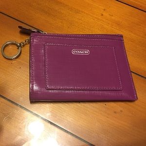 Coach keychain wallet