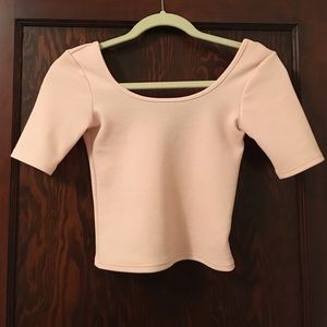 Ballerina pink crop top 💅🏻