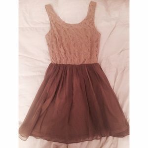 Neutral Flowing Dress