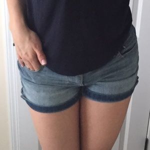 Cute denim booty shorts