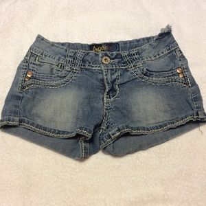 Denim shorts