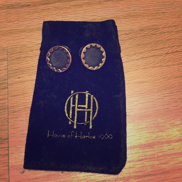 House of Harlow sunburst earrings