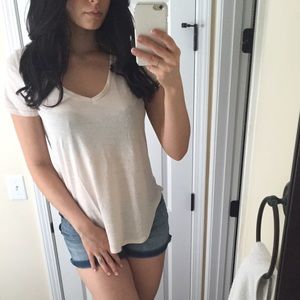 Basic soft v neck shirt