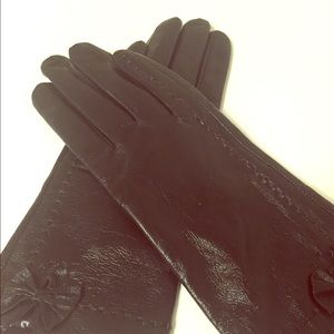 Genuine leather gloves - new