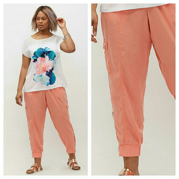 Lane Bryant Pants - Lane bryant flight pants 2x soft coral joggers