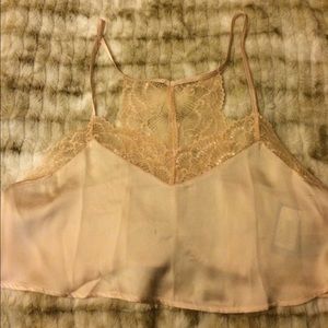Bebe Lace Cami Bra Top