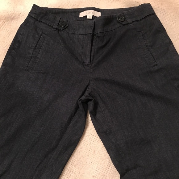 Dark soft denim pants