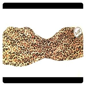 PINK Leopard Print Bandeau