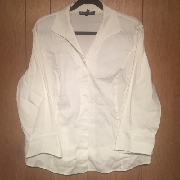 Lafayette 148 New York Tops - White Lafayette 148 New York Button up