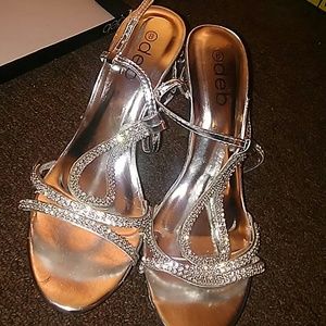 Deb diamond bedazzled high heels