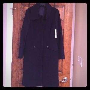 Elie tahari  plum winter coat- net