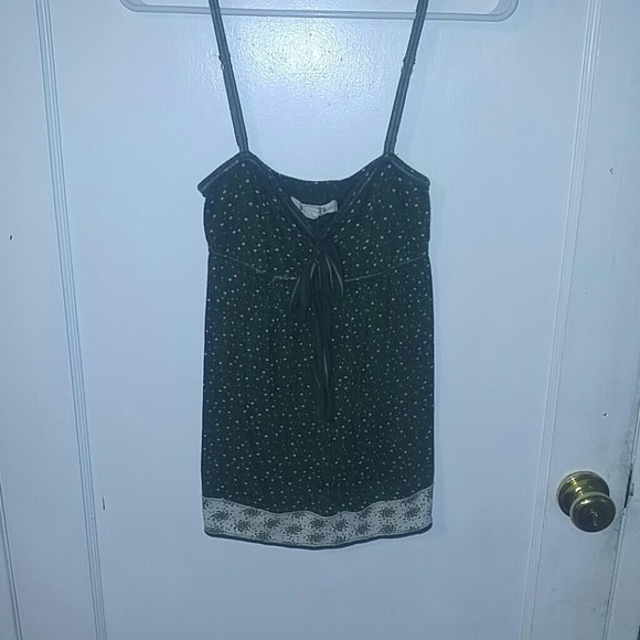 Green hollister tank top