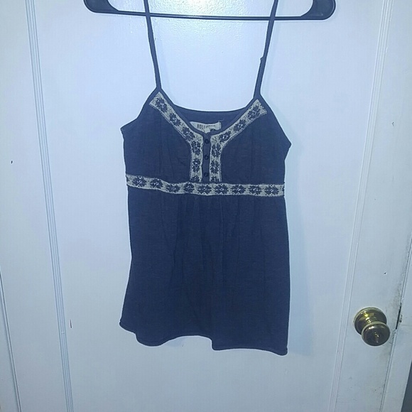 Blue hollister tank top
