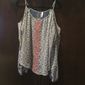 Xhilaration long sleeved, peek a boo shoulder top!