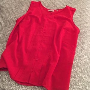 NEW Avenue red sleeveless top size 18/20