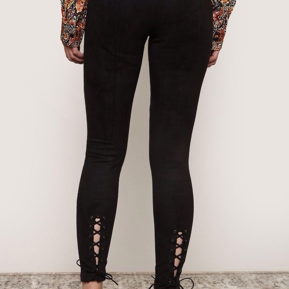 Faux Suede leggings - Picture 2 of 2