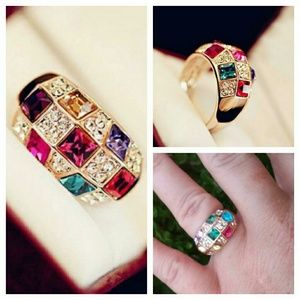 NEW Beautiful Colorful Multi colored Ring