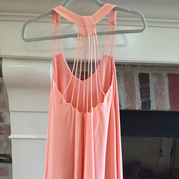 Peach dress
