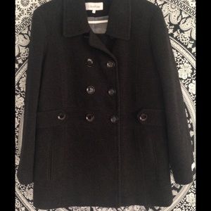 Women's Authentic Calvin Klein  Wool Blend Coat