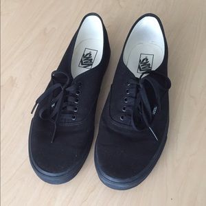 All Black Vans