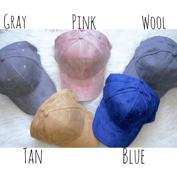 🚩Final Price Drop🚩Royal Blue suede Cap - Picture 3 of 4