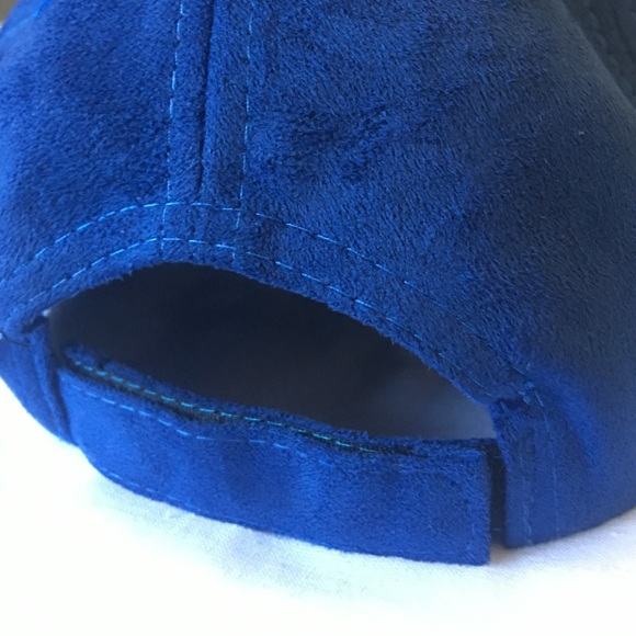 🚩Final Price Drop🚩Royal Blue suede Cap - Picture 4 of 4