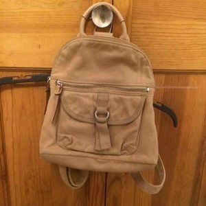 Brown Mini Backpack from Fossil