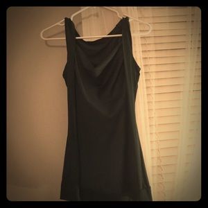 Silly detail slim fitting green top