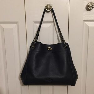Coach Turnlock Edie shoulder bag