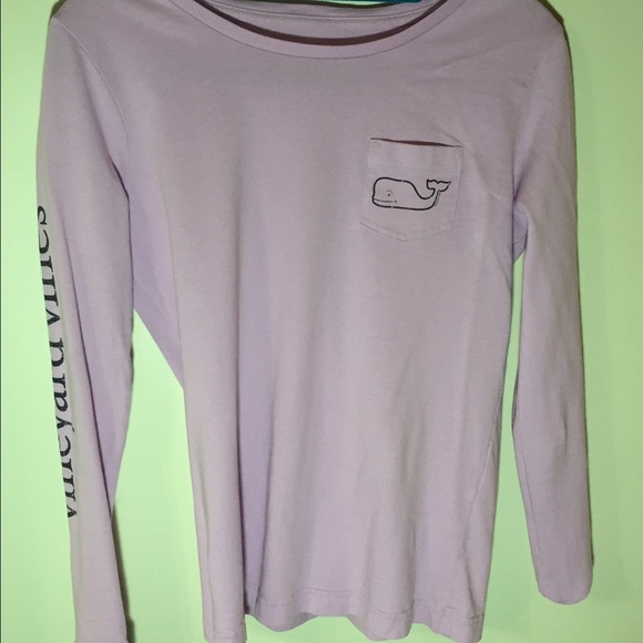 Vineyard vines long sleeve pink/purple shirt - Picture 1 of 3