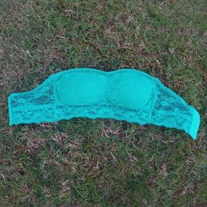 "Wet Seal" teal bandeau 👅