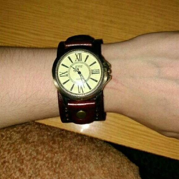 CCQ High Quality Vintage Leather Bracelet Watch An - Picture 2 of 3