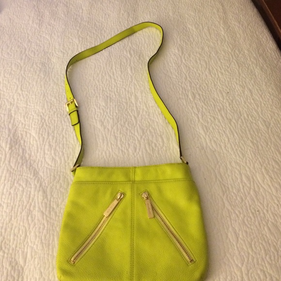 Lime green Michael Kors purse