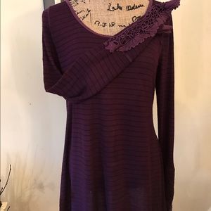Long sleeve striped Victorian sleeved tunic