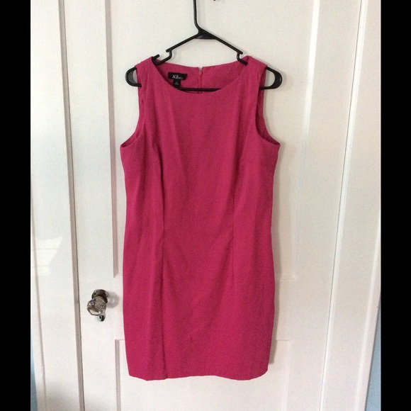 Hot Pink Sheath Dress