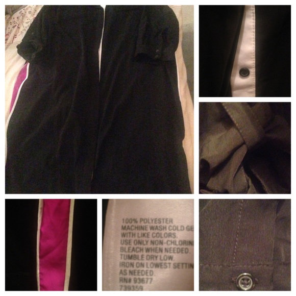 🎉HP🎉Shirt/Dress•Button Down•2X•Bk/white/purple - Picture 2 of 4