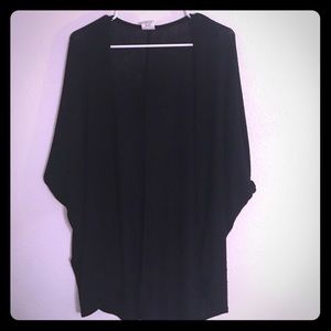 Black cardigan