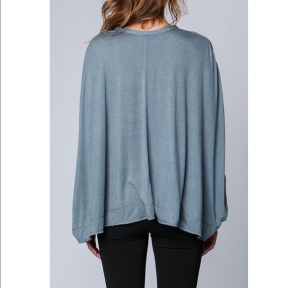 Miila Button Up Style Poncho - Picture 2 of 5