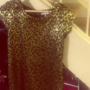 Gold dress