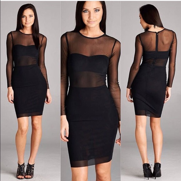Sexy mesh dress