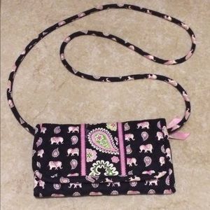 Vera Bradley Detachable Strap Trifold Wallet