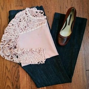 PRICE DROP!!! Oxford Style Suede & Leather Pumps