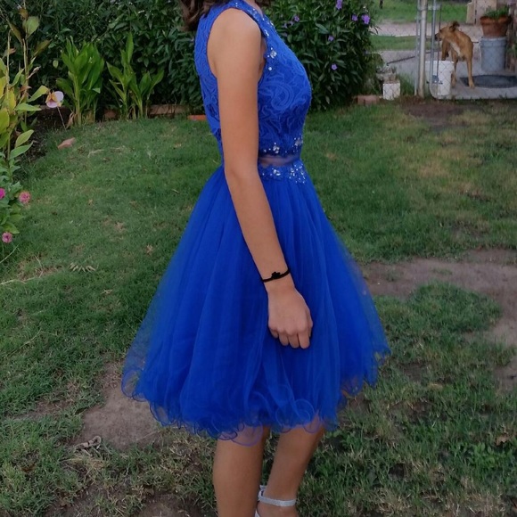 Royal blue homecoming dress - Picture 3 of 4