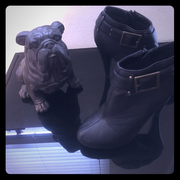 Black booties