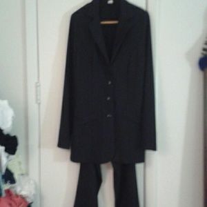 Black pant suit