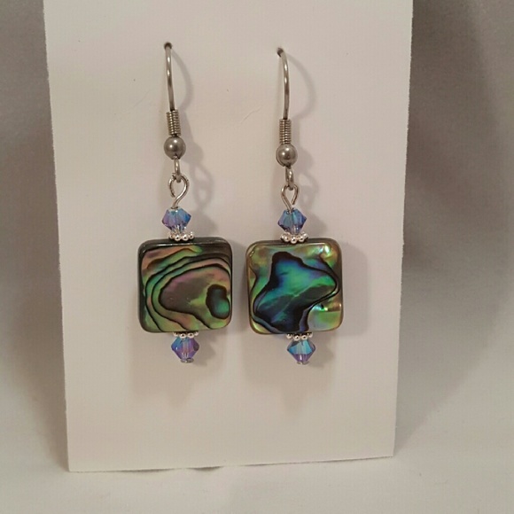 Handmade Abalone Earrings