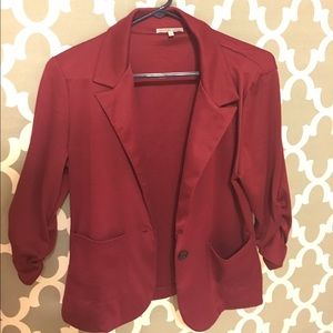 Charlotte russe quarter sleeve blazer.
