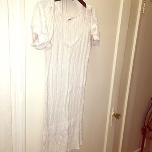 White sweater dress from Macy's!